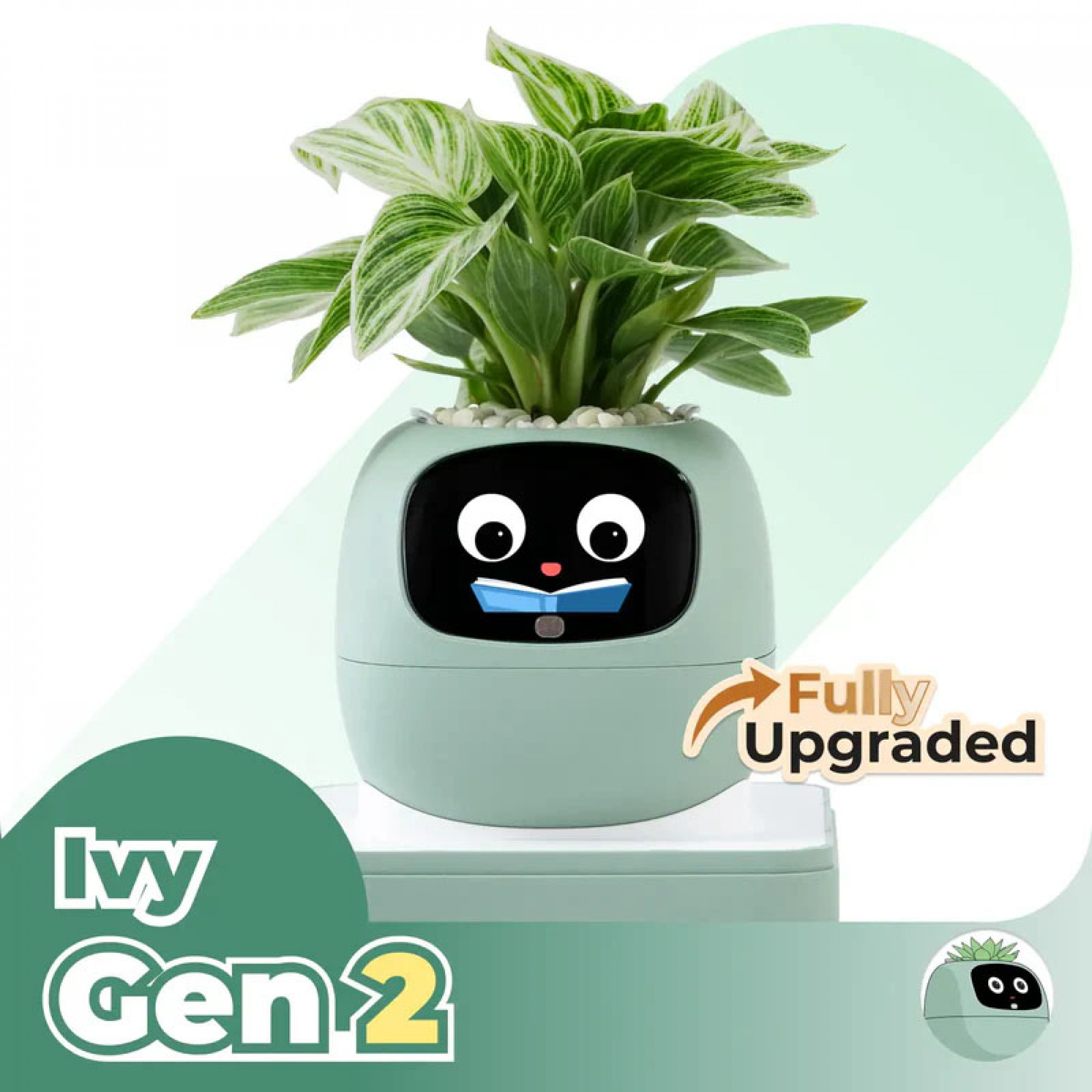 Розумний горщик для рослин з екраном та сенсорами Plantsio Ivy Gen 2